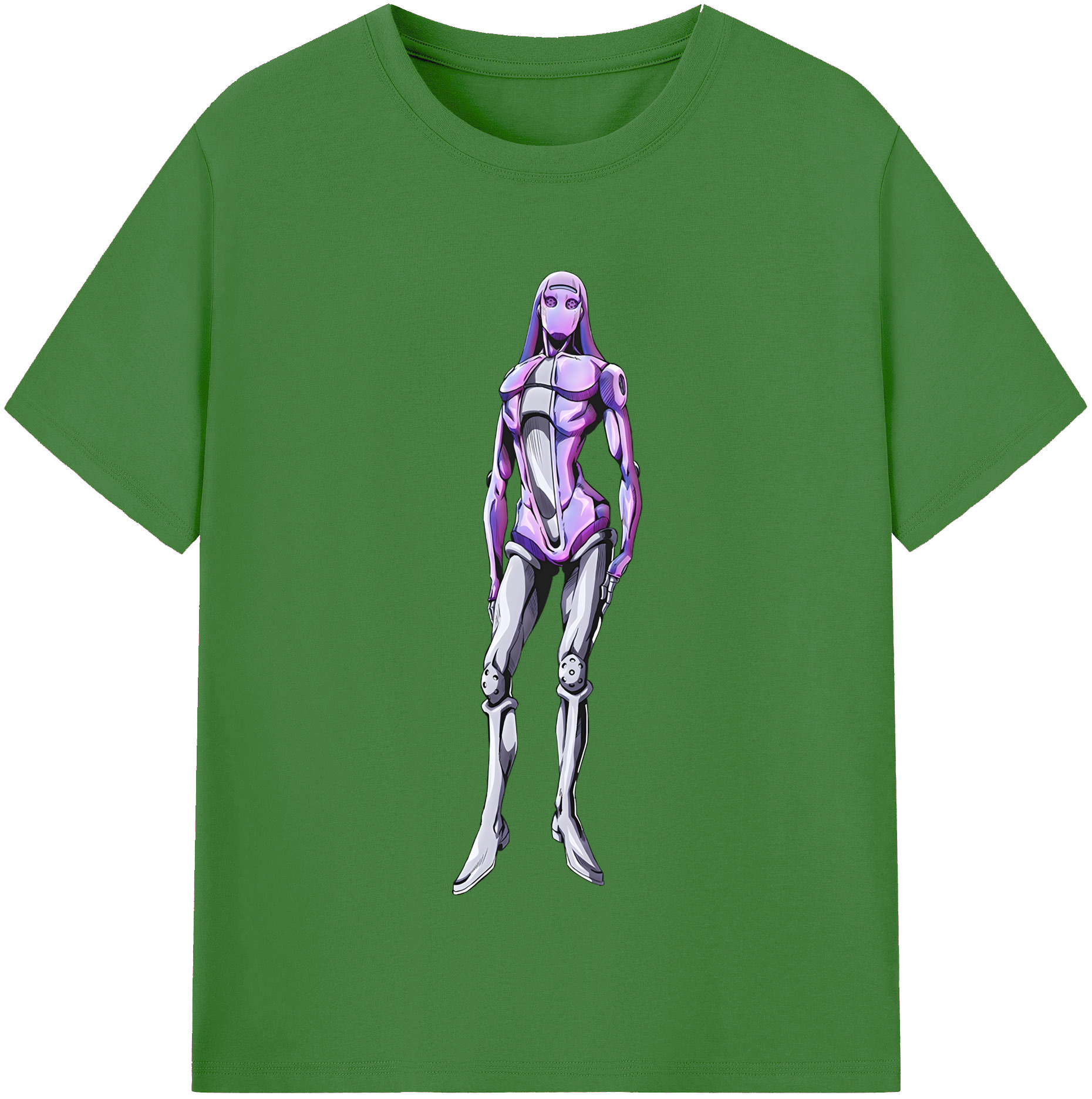 （画像用） ジョジョの奇妙な冒険 JoJo's Bizarre Adventure レディースカジュアルプリントTシャツ（綿100％）